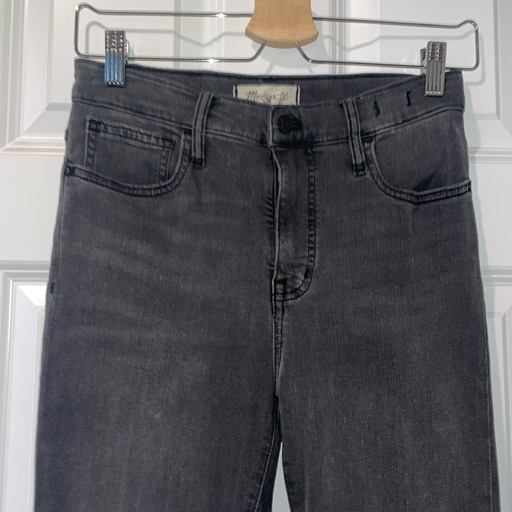 Madewell 10” High Rise Skinny Jeans with Viscose—Gray—26